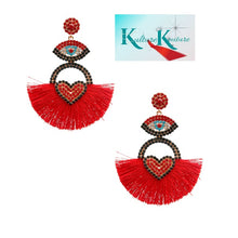 Load image into Gallery viewer, I SEE LOVE EARRINGS
