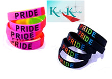 Load image into Gallery viewer, BLACK PRIDE WRISTBANDS
