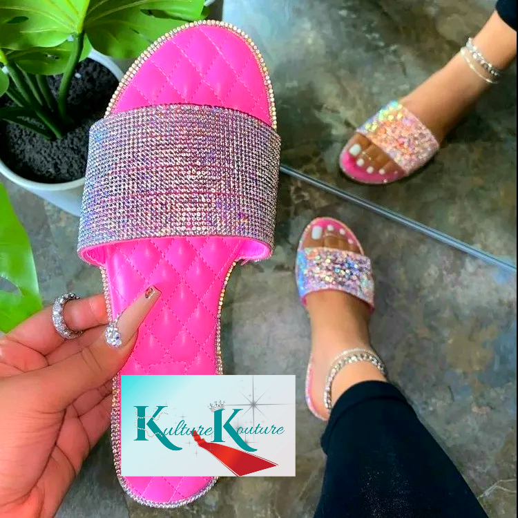 Pinky Bling Slides