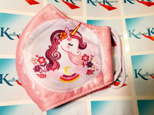 Cargar imagen en el visor de la galería, Unicorn face covering Pink &amp; Blue Available
