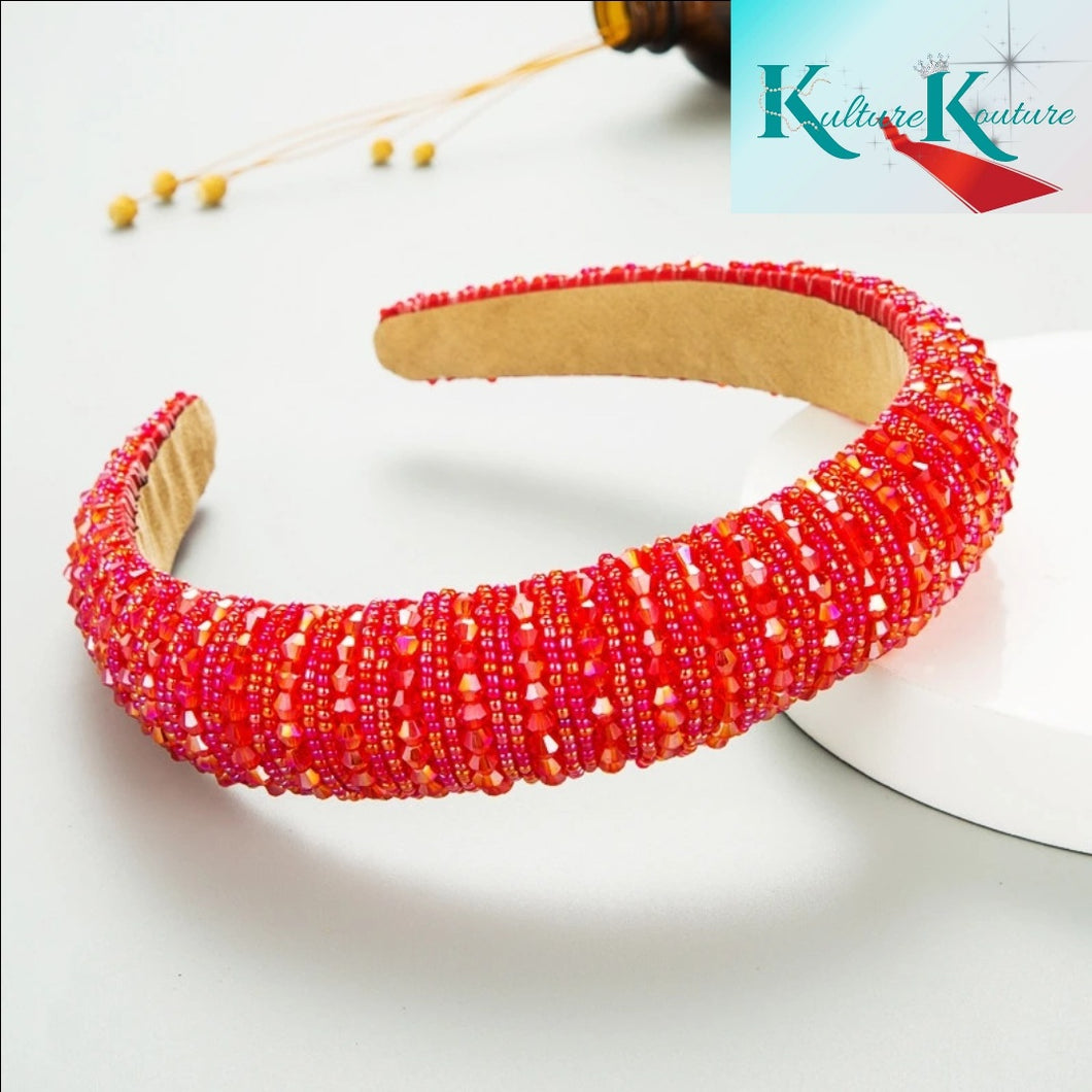 Beaded Lines Headband