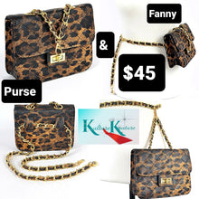 將圖片載入圖庫檢視器 LEOPARD Fanny Pack Purse Combo
