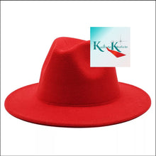 Load image into Gallery viewer, UNISEX FEDORA HATS  PICK YOUR COLOR!!! CLICK HERE!!!
