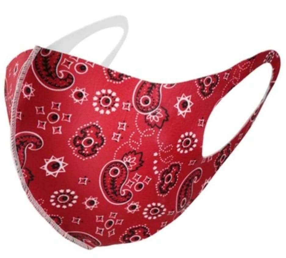 Red Bandana Print