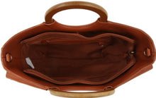 將圖片載入圖庫檢視器 Fan Me Wooden Handle Purse FIVE Colors Available
