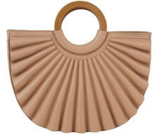 將圖片載入圖庫檢視器 Fan Me Wooden Handle Purse FIVE Colors Available
