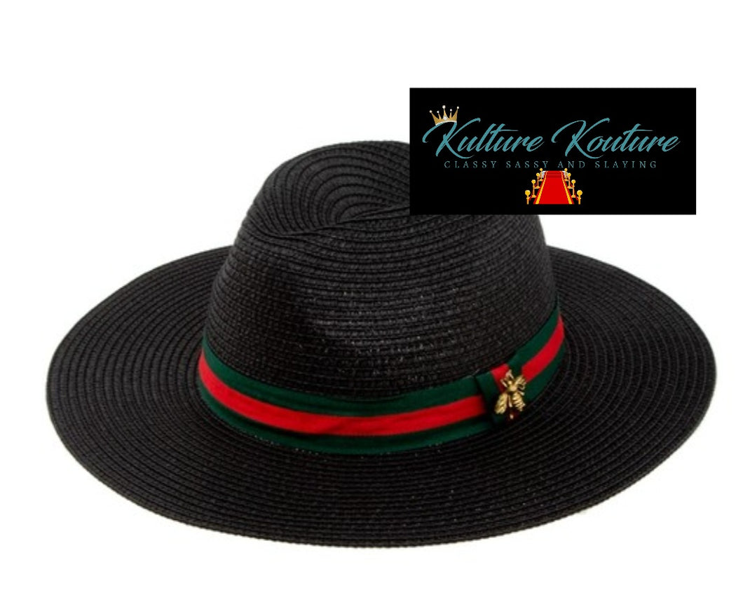 Black Magic Bee Unisex Fedora Hat